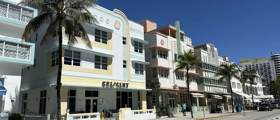Les hôtels Art déco d'Ocean Drive, Miami Beach